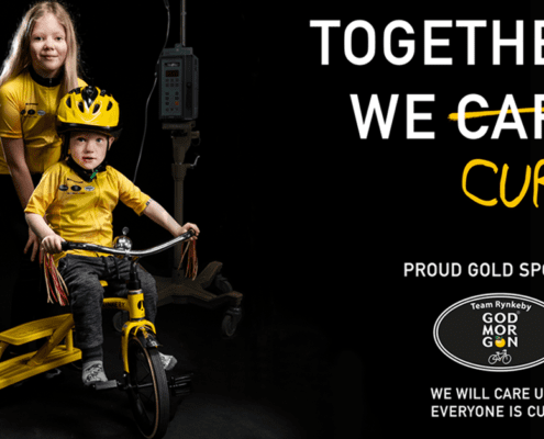 Stolt sponsor till Team Rynkeby/ Barncancerfonden 2020